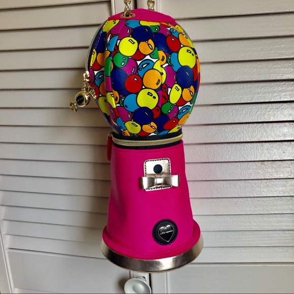 Betsey Johnson Handbags - Betsey Johnson Pink Gumball Machine Crossbody Bag